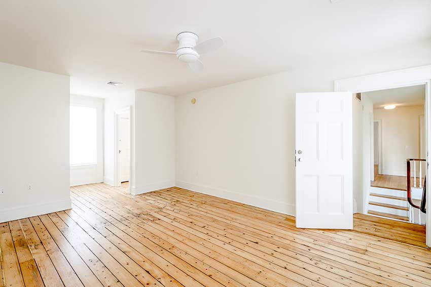 The main bedroom with a full bath.