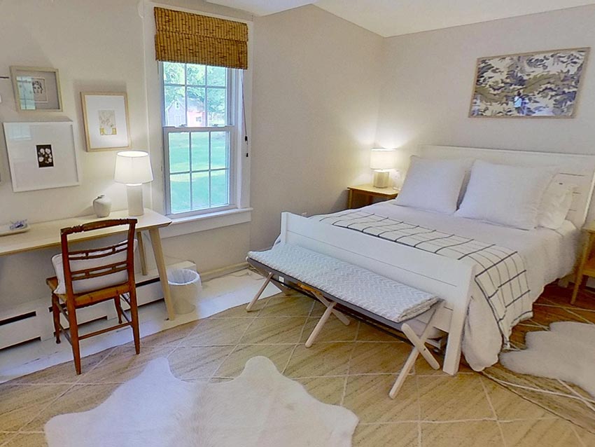 Bedroom with desk